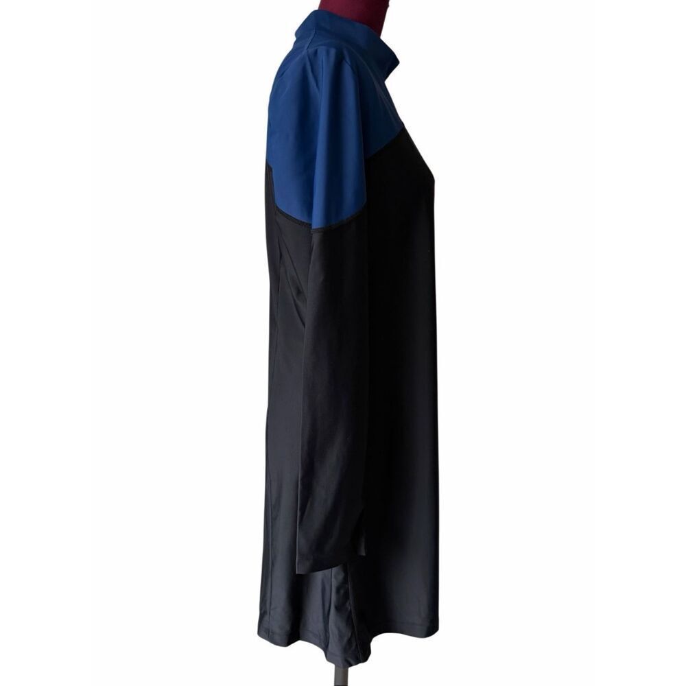 Summersalt Swim Tunic Mini Dress Long Sleeve Sun Shield Black Blue XL - Picture 10 of 10